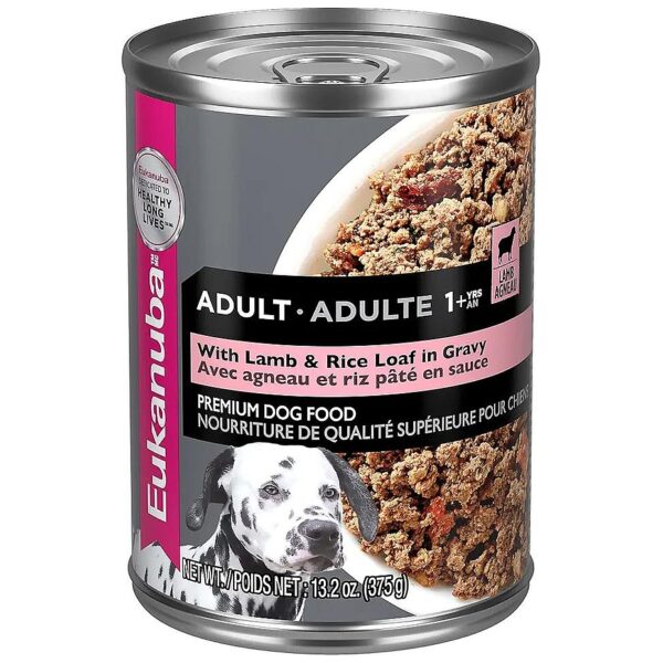 Eukanuba Lamb and Rice Wet Dog Food for Adult Dogs with Energy Needs