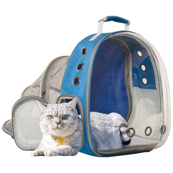 Expandable Cat Backpack with Airlined Approved Part for Easy Travel Hiking Camping Fun