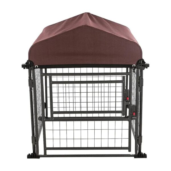 Expandable Small Dog Kennel with Foldable Design and Light-Weight Construction for Travel