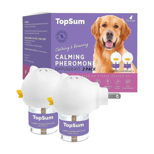 Expert-Recommended Canine Calming Pheromone Diffuser for Dog Stress Relief