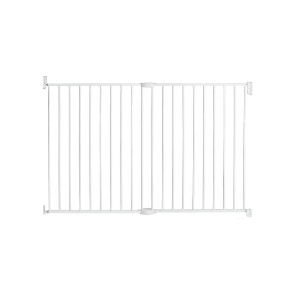 Extending White Metal Safety Gate for Large Spaces and Corridors