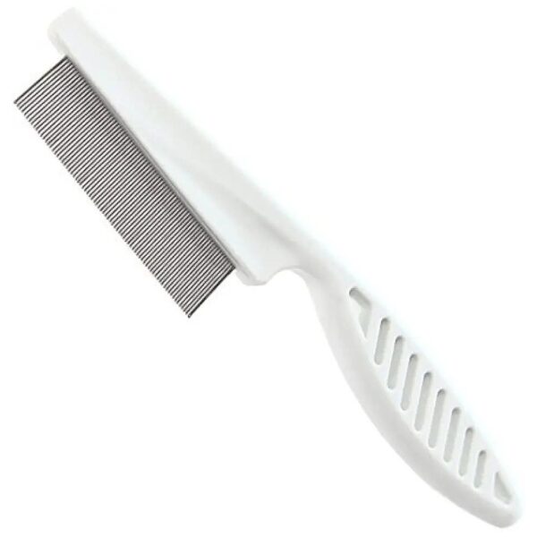 Extra Fine Toothed Flea Comb for Pet Grooming - Stainless Steel