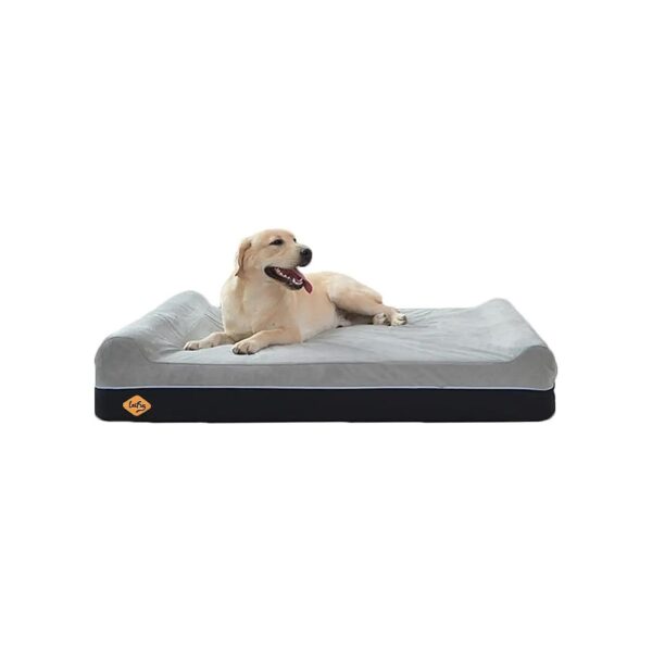 Extra Large Dog Bed with Laifug Orthopedic Memory Foam for Maximum Comfort Support