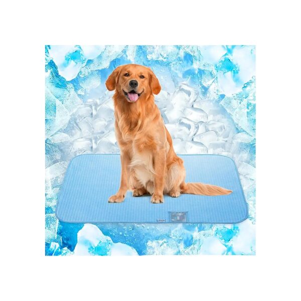 Extra Large Dog Cooling Mat for Home and Travel with Moisture-Proof Design