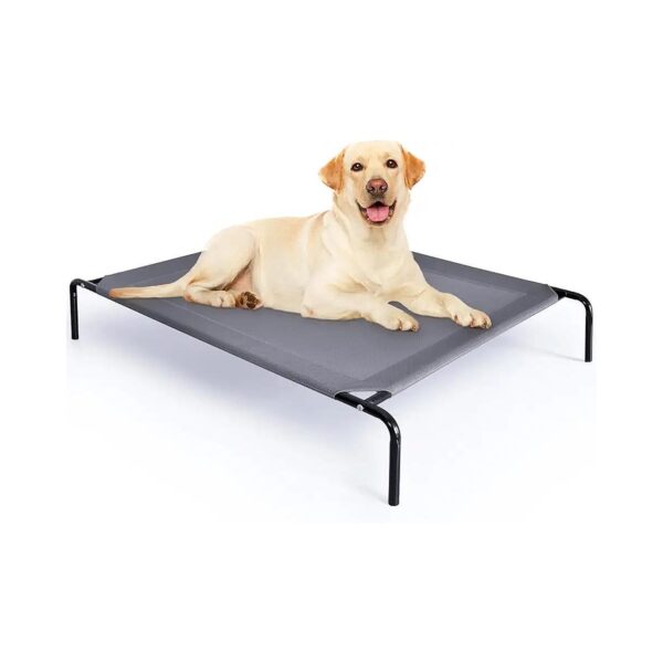 Extra Large Elevated Dog Bed with Cooling Washable Mesh for Large Dogs