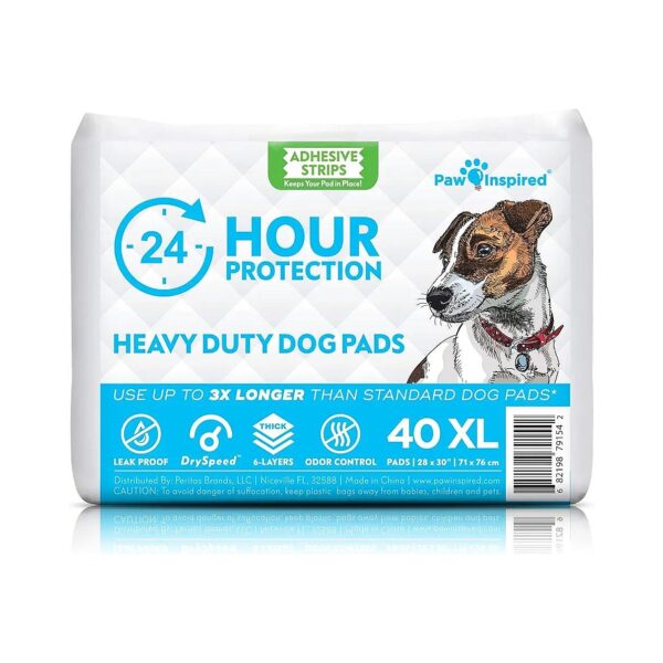 Extra Large Heavy Duty Adhesive Dog Pee Pads for Large Breeds and Incontinence