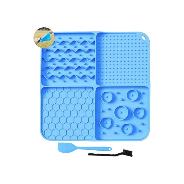 Extra Large Lick Mat for Dogs Cats with Suction Cups for Anxiety Relief Bathing Training