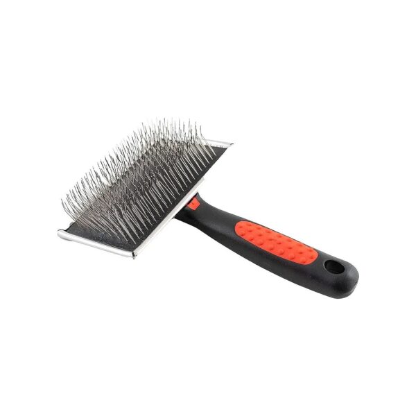 Extra Long Pin Slicker Brush for Dogs and Cats Removes Loose Fur and Tangles Efficiently