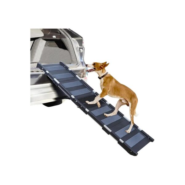 Extra Long and Wide Portable Dog Ramp for Medium and Large Dogs Up to 150 Lbs