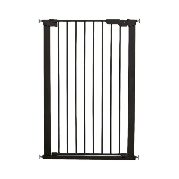 Extra Tall Pressure Mount Pet Gate for Large and Small Dogs Black Safety Gate