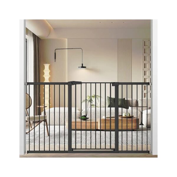 Extra Tall Wide Baby Gate for Stairs Doorways Walk Through Indoor Pet Safety Gate