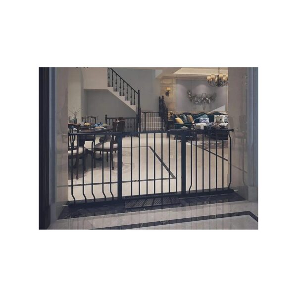 Extra Wide Baby Gate with Tension Mount for Easy Installation and Secure Doorway Closure