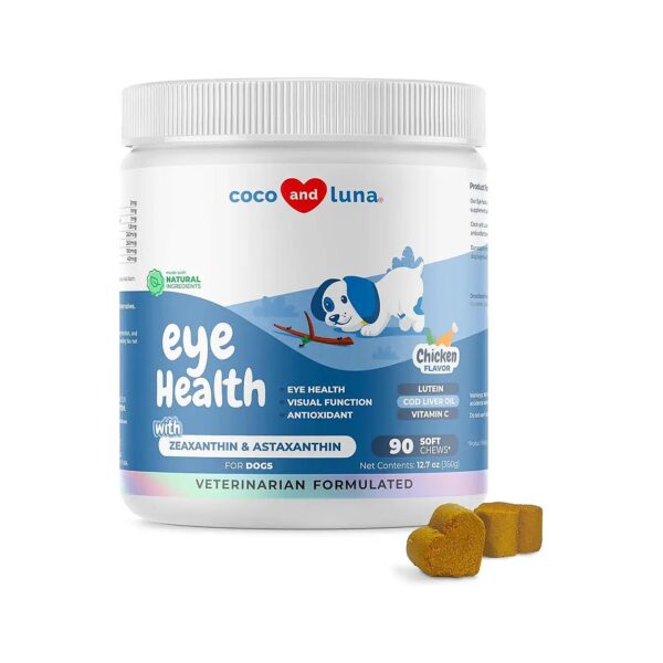 Eye Health Supplements for Dogs with Antioxidants and Vitamins C and E