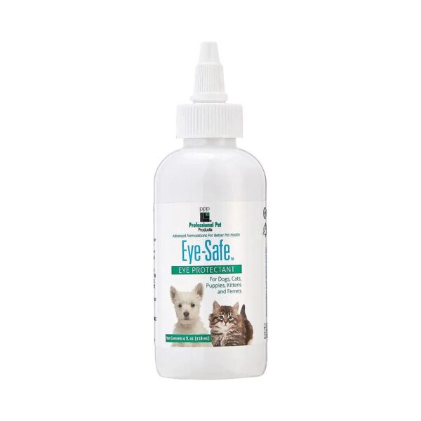 Eye Safe Liquid for Pets Pre-Shampoo Eye Protection for Dogs Cats and Ferrets