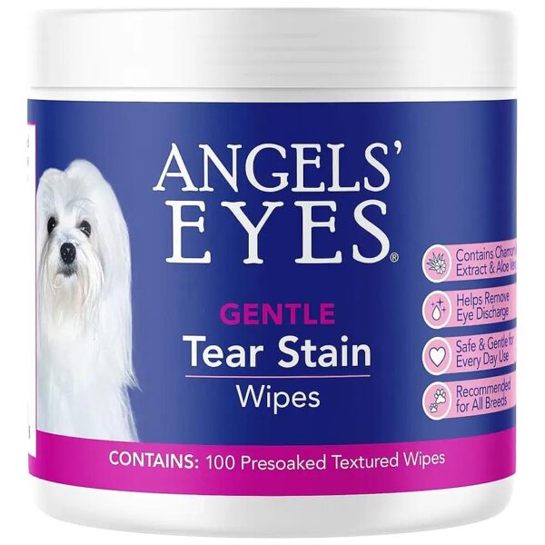 Eye and Face Wipes for Dogs and Cats, Remove Discharge and Mucus Secretions, 100 Count