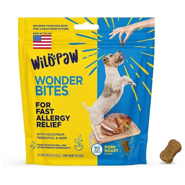 Fast Relief for Itchy Skin and Allergies with Natural WonderBites for Dogs