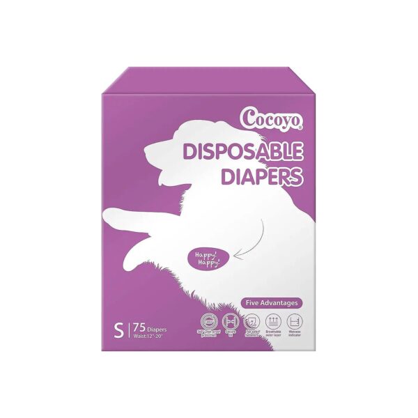 Female Canine Diapers for Small Dogs with Advanced Leak-Protection and Comfortable Fit