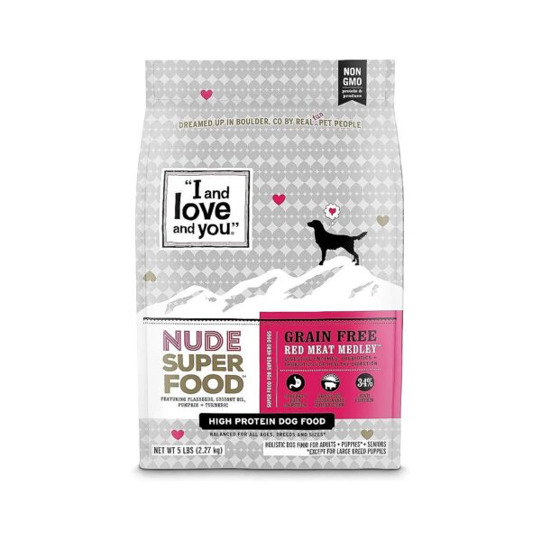 Flavorful Grain-Free Dog Food with Superfoods and Probiotics