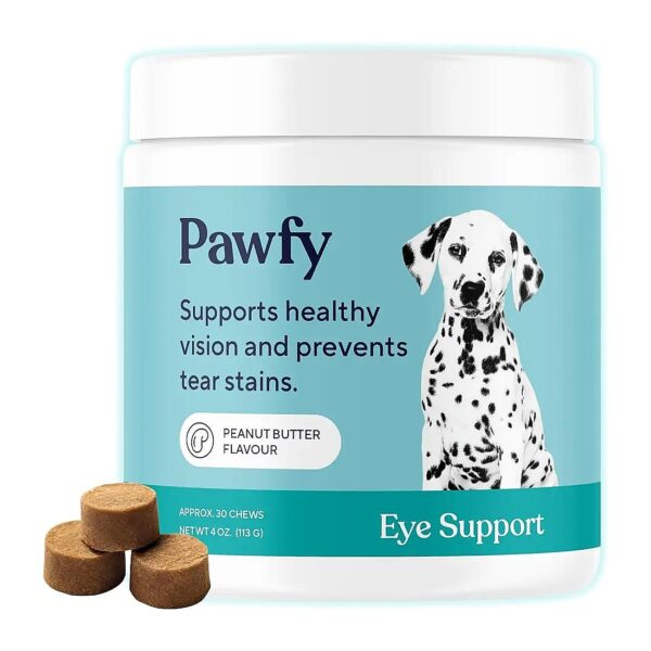 Flaxseed and Krill Oil Rich Chews for Supporting Canine Eyesight and Eye Health