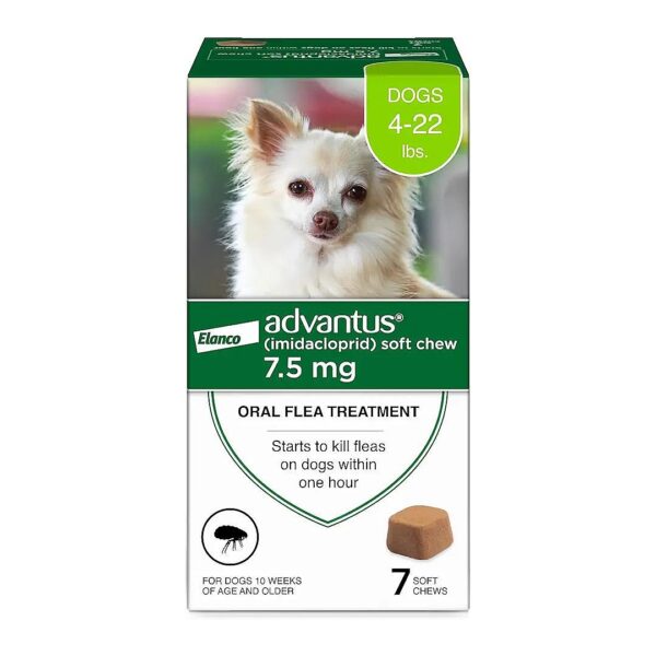 Flea Treatment for Small Dogs 4-22 lbs, Great for Puppies and Adults