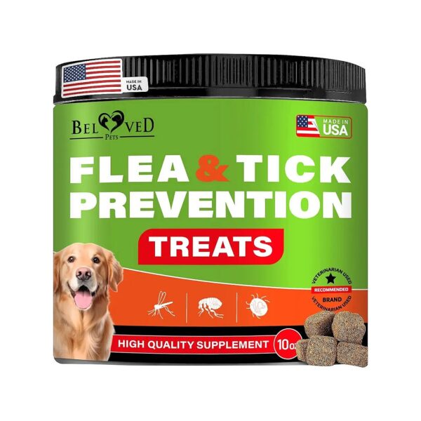 Flea and Tick Chewables for Dogs with US-Made and Natural Ingredients