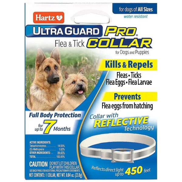 Flea and Tick Prevention Collar for Dogs - 7 Month Protection