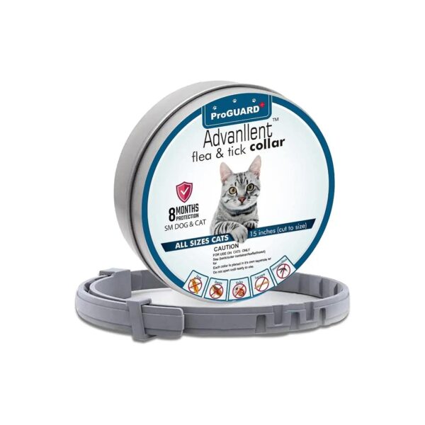 Flea and Tick Repellent Collar with 8 Month Protection for Cats and Kittens