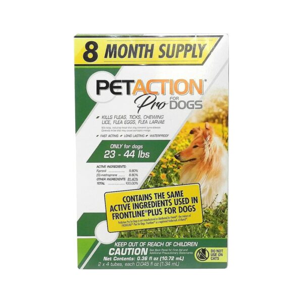 Flea and Tick Solution for Dog Breeds 23 to 44 lbs