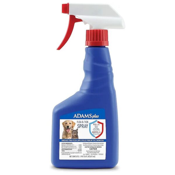 Flea and Tick Spray for Dogs and Cats - Kills Flea Eggs and Larvae for Up to 2 Months