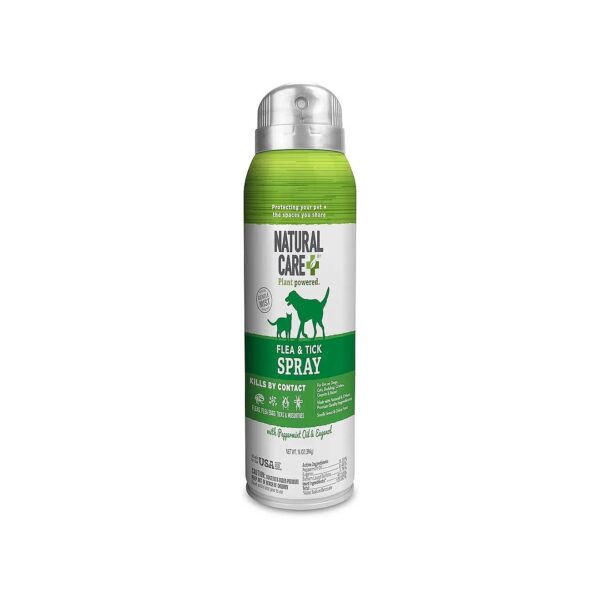 Flea and Tick Treatment for Dogs and Cats - 14 Ounces of Natural Care Spray