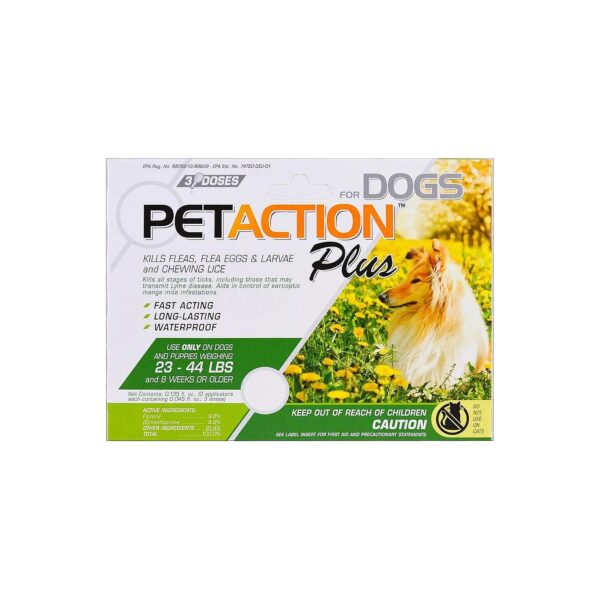 Flea and Tick Treatment for Medium Dogs, Fast-Acting and Long-Lasting, 3 Month Supply