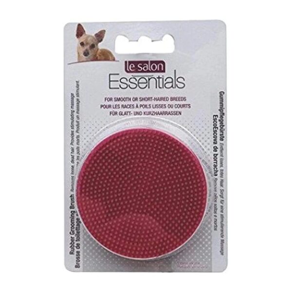 Flexible and Smooth Rubber Grooming Brush for Hair Smoothing