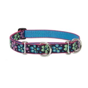 Flower Power Martingale Collar for Large Dogs with Limited-Slip Action