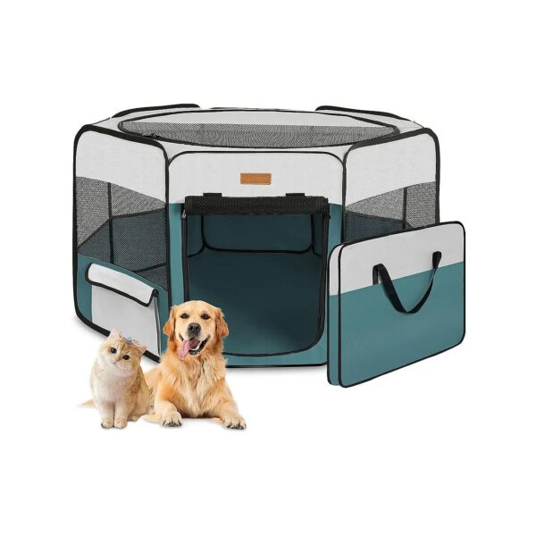 Foldable and Portable Pet Tent for Large-Capacity Pet Accommodation