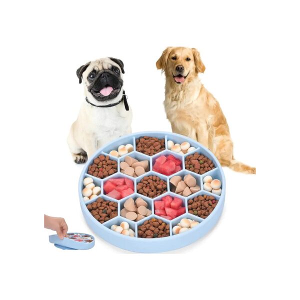 Food Grade Silicone Dog Slow Feeder Bowls for Puppies or Adult Dogs