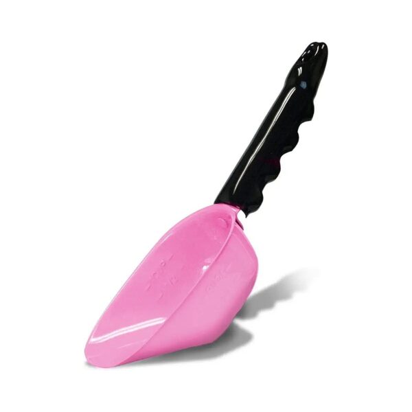 Food Scoop with Cotton Candy Pink Handle and 1-Cup Capacity for Pets