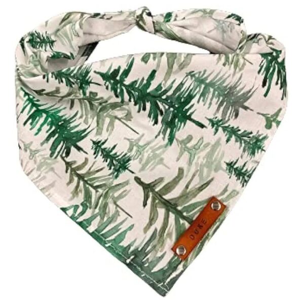 Forest Tree Patterned Dog Bandanas for Dogs of All Sizes