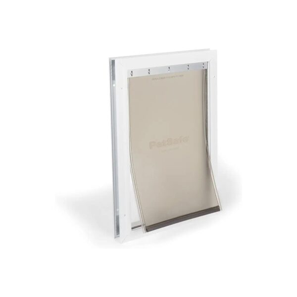 Freely Moving Pet Door for Dogs and Cats with Designed Aluminum Frame and Vinyl Flap