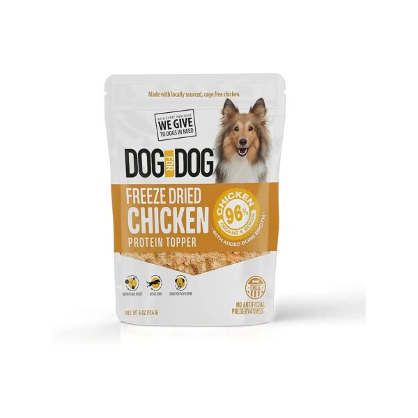 Freeze-Dried Chicken Dog Food Topper for Ultimate Nutrition