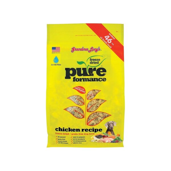 Freeze-Dried Grain Free Chicken Dog Food for Healthy Pup Development