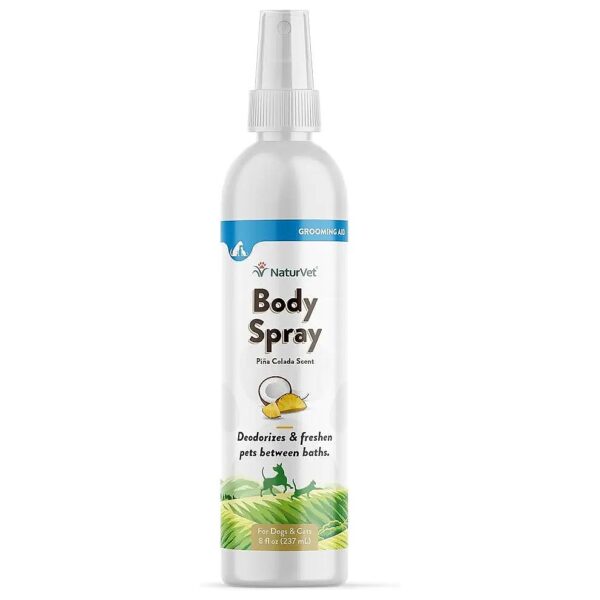 Fresh Pina Colada Deodorizing Body Spray for Dogs and Cats with Sensitive Skin - 8 oz