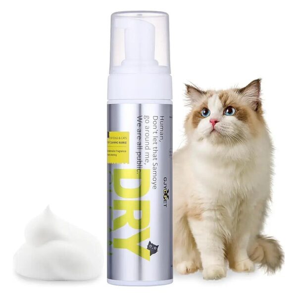 Fresh Scented Dry Shampoo Solution for Pets with Shedding Control and Anti-Itch Benefits