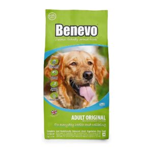 Fresh Vegetable Flavor Dry Food for Adult Dogs, 2Kg Bag