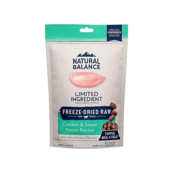 Frozen Chicken and Sweet Potato Dog Food Mix for Meal, Topper, or Treat