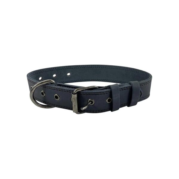 Full Grain Leather Dog Collar with 101 Year Warranty