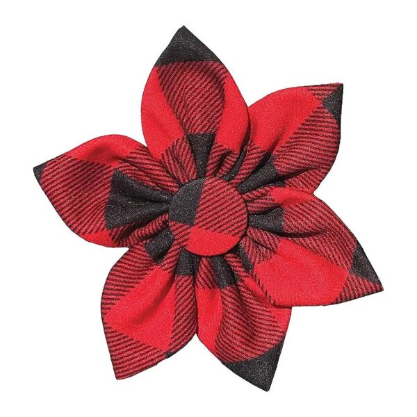 Fun Christmas Pinwheel Collar Accessory for Cats and Dogs in Large Size