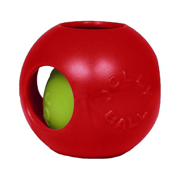 Fun and Challenging Ball-in-a-Ball Teaser Toy for Medium-Sized Dogs