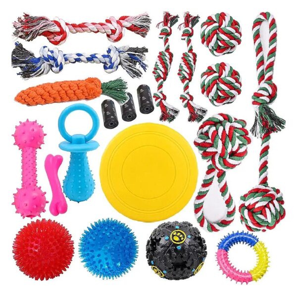 Fun and Function Dog Rope Toys 20 Pack for Medium to Small Dogs