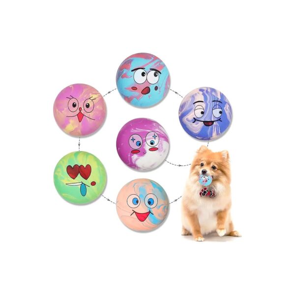 Funny Natural Rubber Squeaky Dog Toys Cute Shape Chewing Toys for Small and Medium Breeds