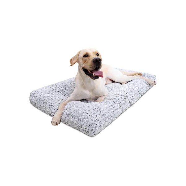 Furry Comfy Kennel Pad Bed for Large Jumbo Medium Small Dog Breeds 53x36